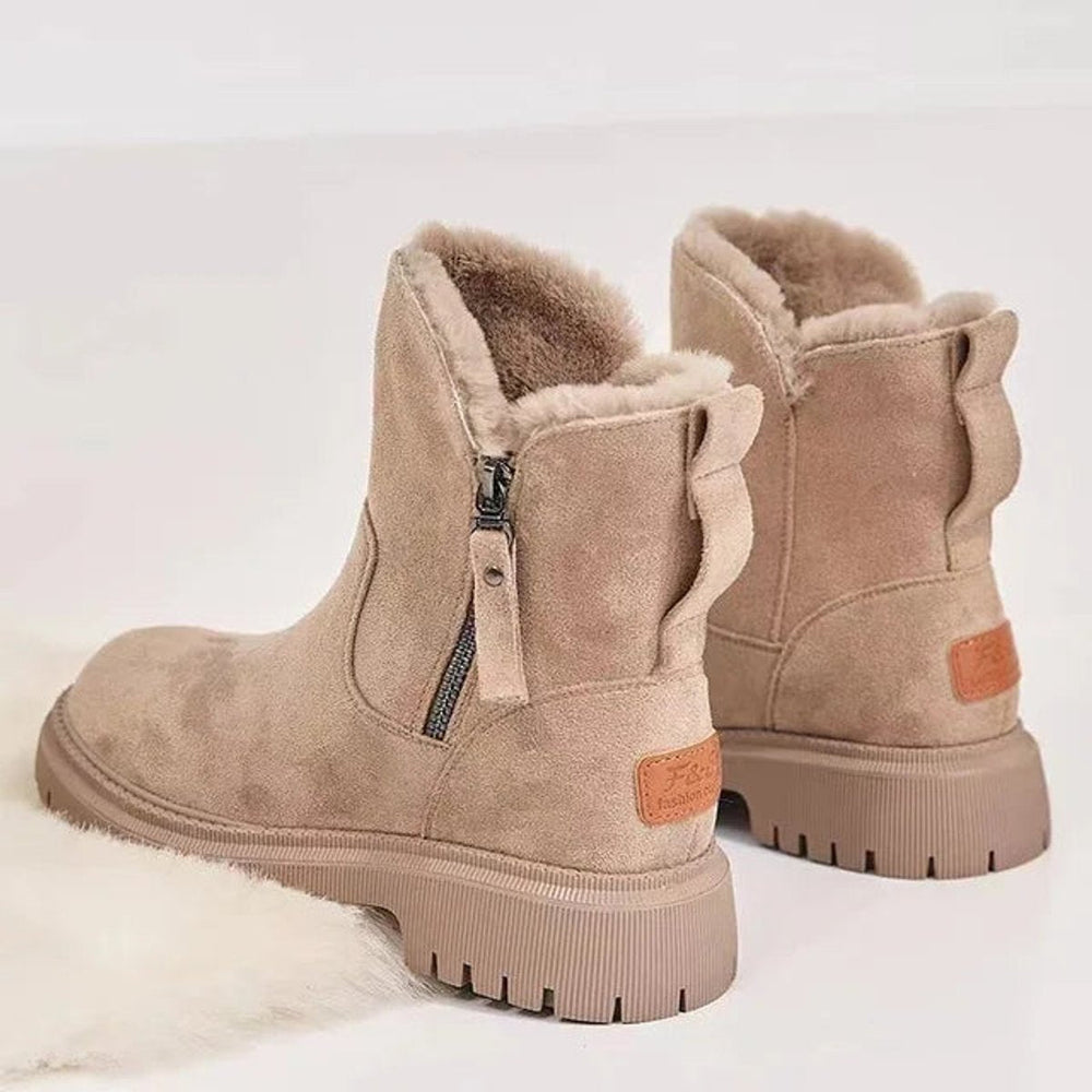 Damen Stiefeletten Orthopedic mit Arch Support Gefüttert Winter Plateau 1