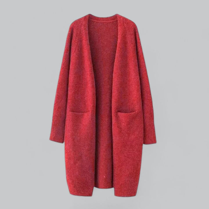 Damen Strick Cardigan - Langer Oversized Cardigan mit Offener Vorderseite für Komfort und Stil 6