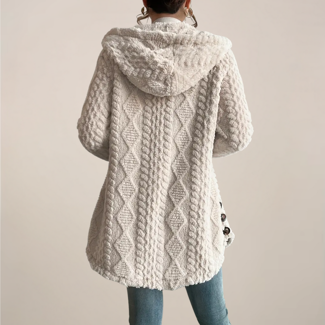 Damen Strickcardigan Lockerer Schnitt Offene Front Übergangsjacke Frühling 2
