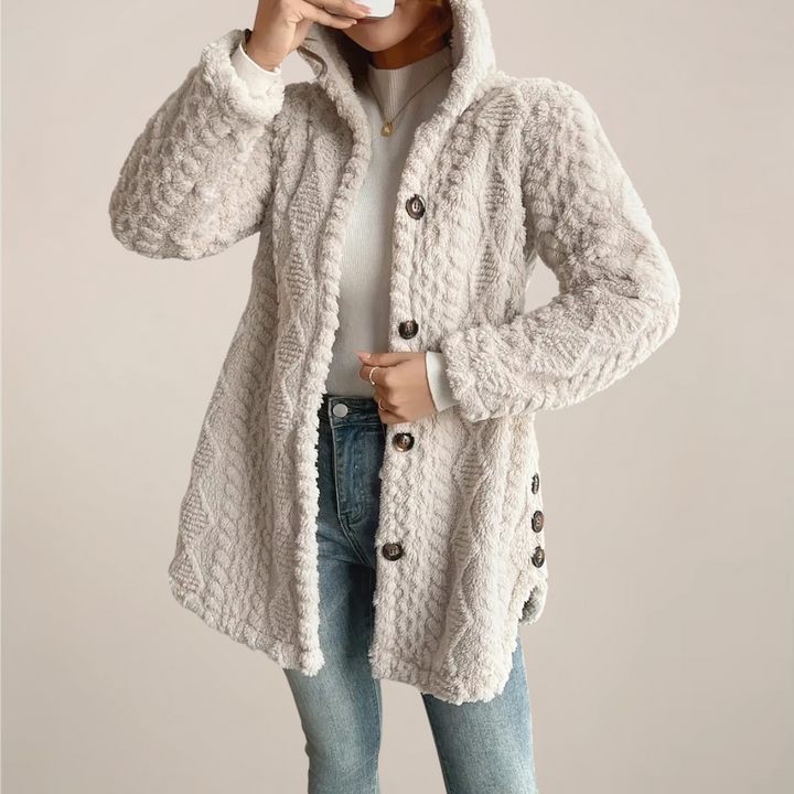 Damen Strickcardigan Lockerer Schnitt Offene Front Übergangsjacke Frühling 3