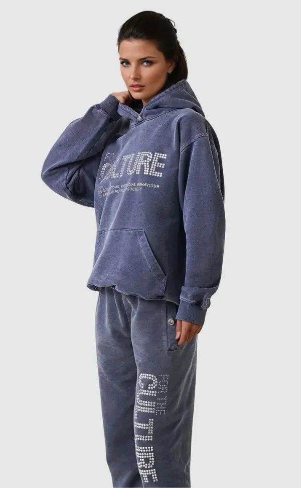 Damen Sweatshirt mit Kapuze 1