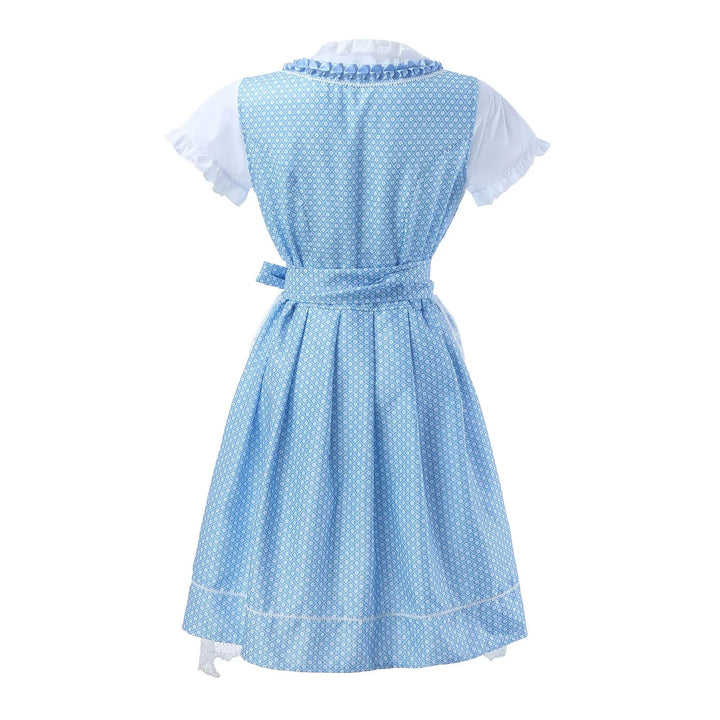 Damen Trachtenkleid Mit Schürze Und Bluse – Elegantes Trachtenkleid Für Festliche Anlässe, Vielseitig Und Komfortabel 1
