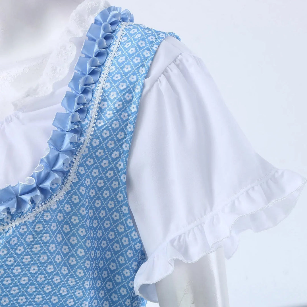 Damen Trachtenkleid Mit Schürze Und Bluse – Elegantes Trachtenkleid Für Festliche Anlässe, Vielseitig Und Komfortabel 2