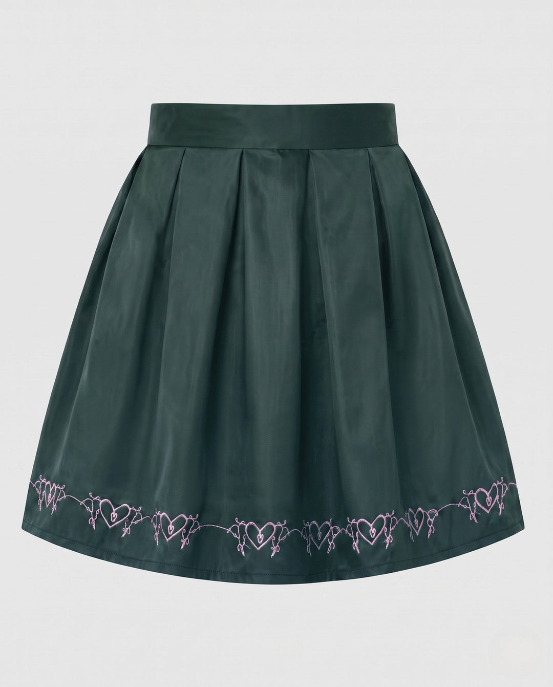Damen Trachtenrock mit filigranem Herzdesign elegant und vielseitig 7