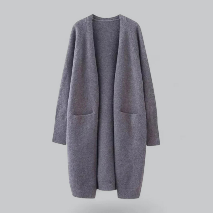 Damen Warme Strickjacke mit Offener Front Komfortabel und Vielseitig für Herbst und Winter 2