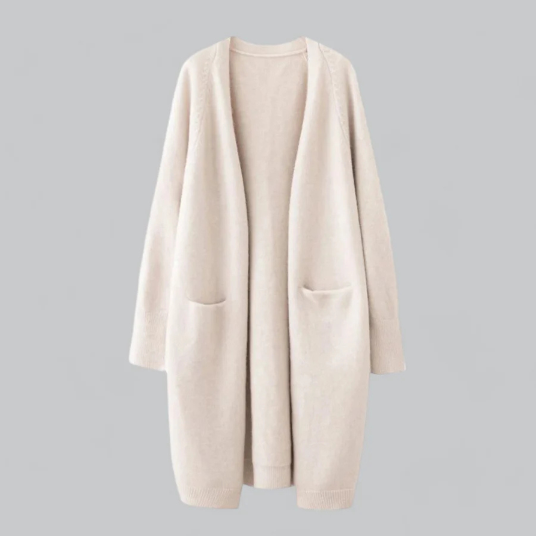 Damen Warme Strickjacke mit Offener Front Komfortabel und Vielseitig für Herbst und Winter 3