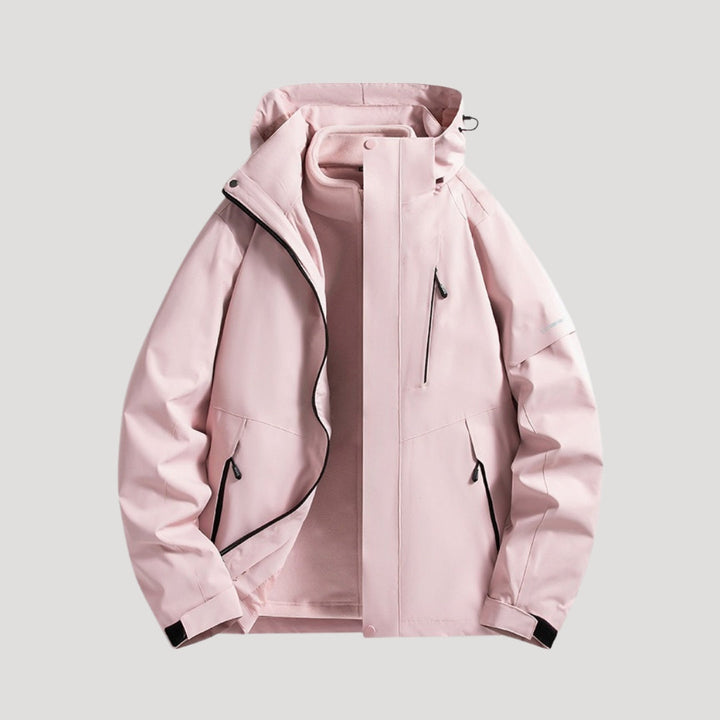 Damen Wasserdichte Outdoor Windbreaker Jacke Leicht & Windabweisend für Aktive 1