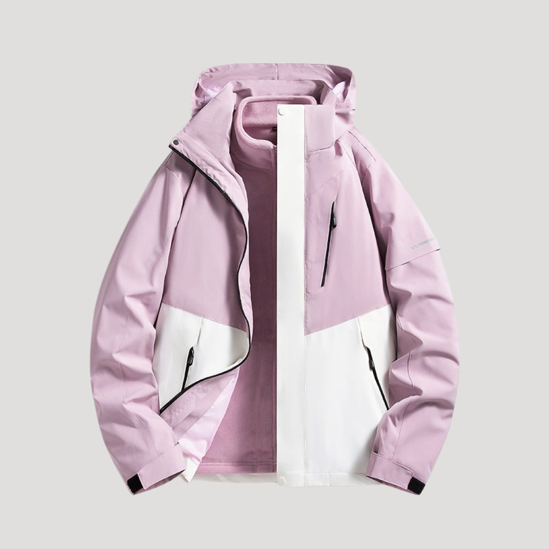 Damen Wasserdichte Outdoor Windbreaker Jacke Leicht & Windabweisend für Aktive 2
