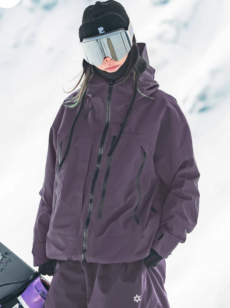 Damen Wasserdichte Ski-Jacke für Winter Outdoor Aktivitäten mit Komfort und Schutz 1