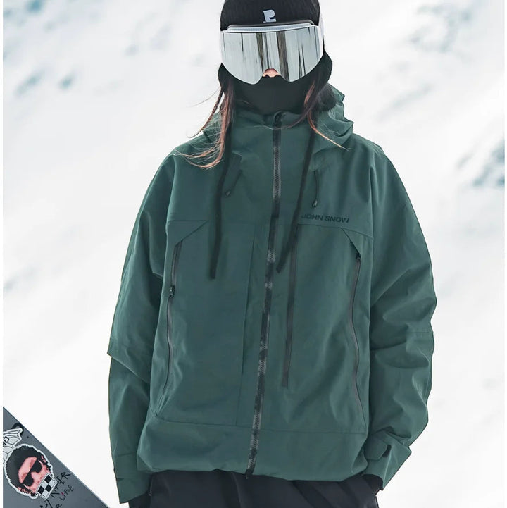 Damen Wasserdichte Ski-Jacke für Winter Outdoor Aktivitäten mit Komfort und Schutz 10