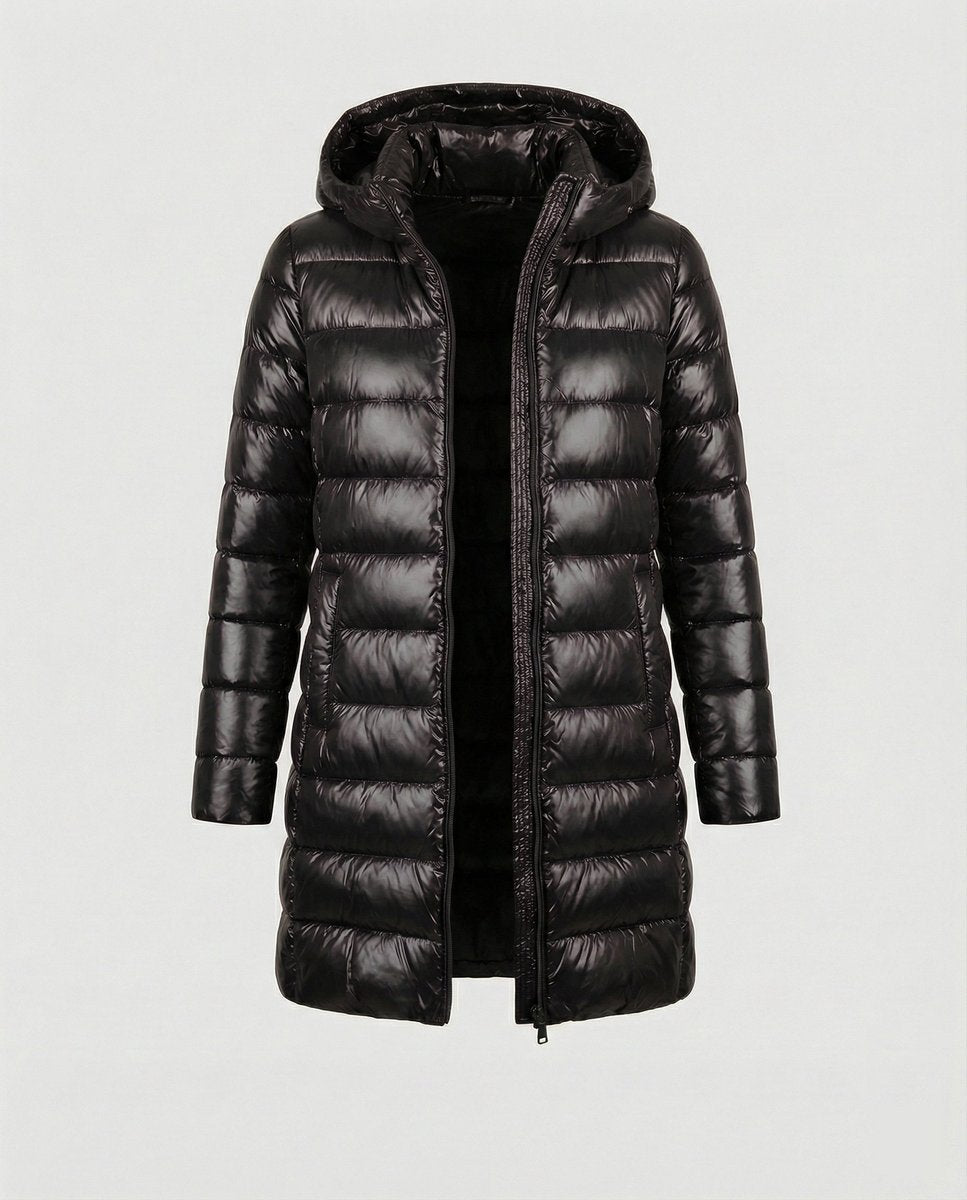 Damen Winterjacke Ultraleicht Slim-Fit Daunenjacke mit Kapuze für kalte Tage 5