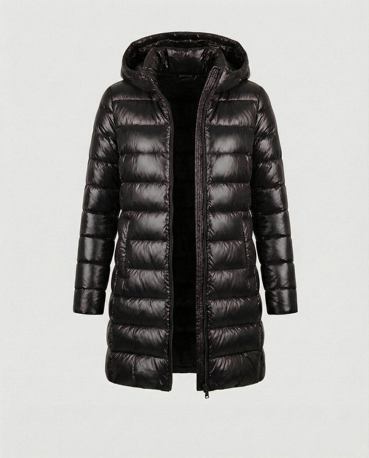 Damen Winterjacke Ultraleicht Slim-Fit Daunenjacke mit Kapuze für kalte Tage 5