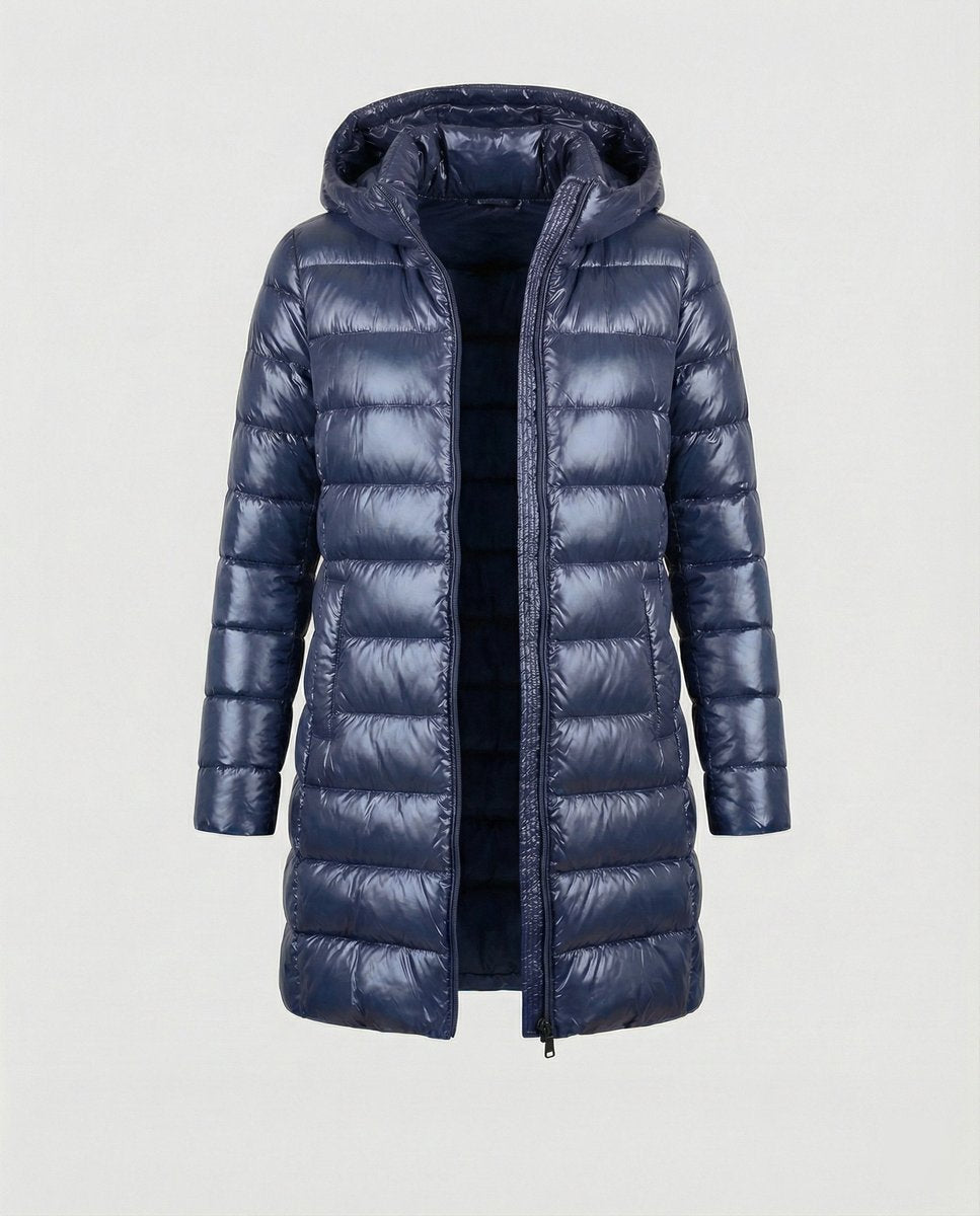 Damen Winterjacke Ultraleicht Slim-Fit Daunenjacke mit Kapuze für kalte Tage 6