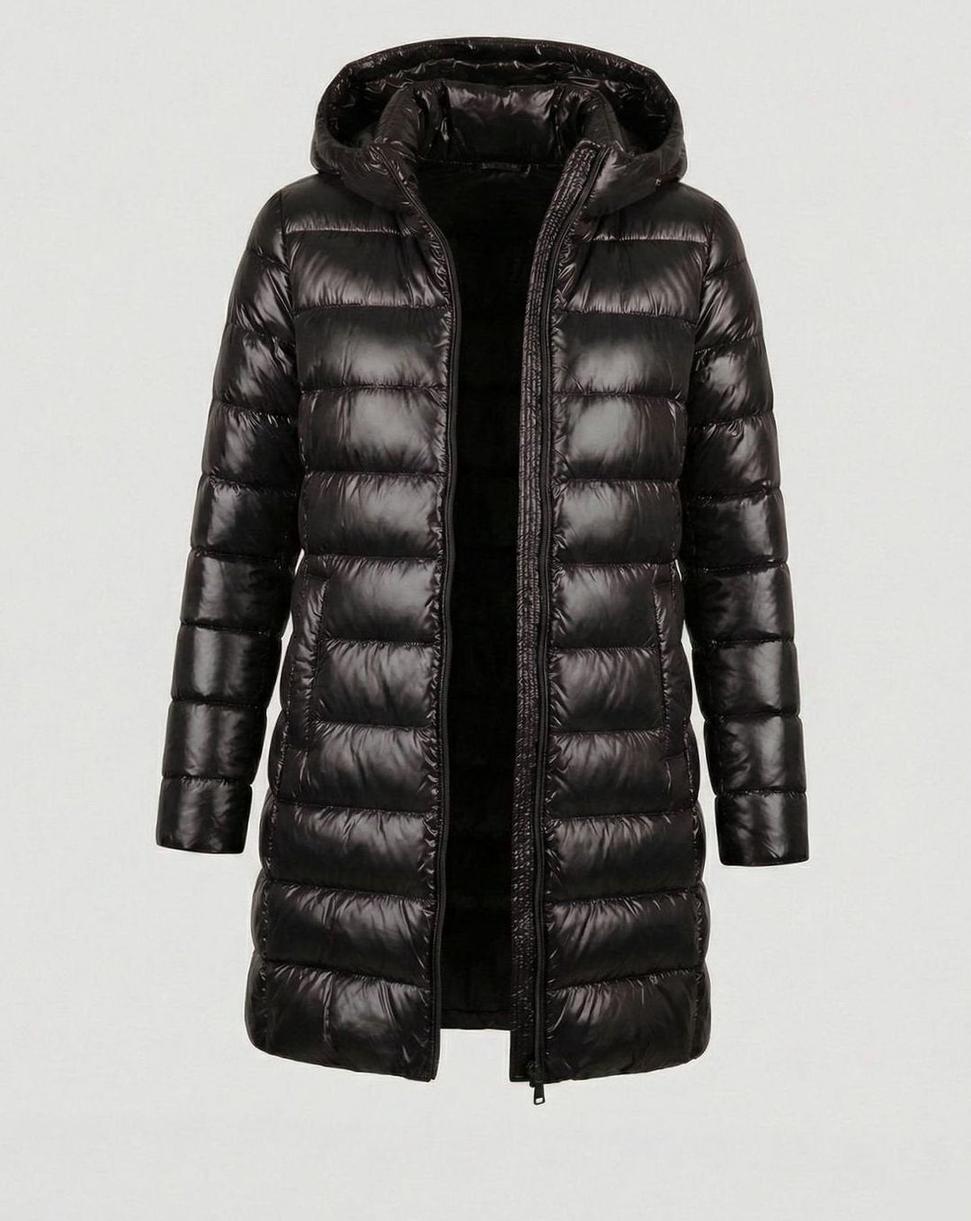 Damen Winterjacke Ultraleicht Slim-Fit mit Kapuze und Wärmender Daunenfüllung 5