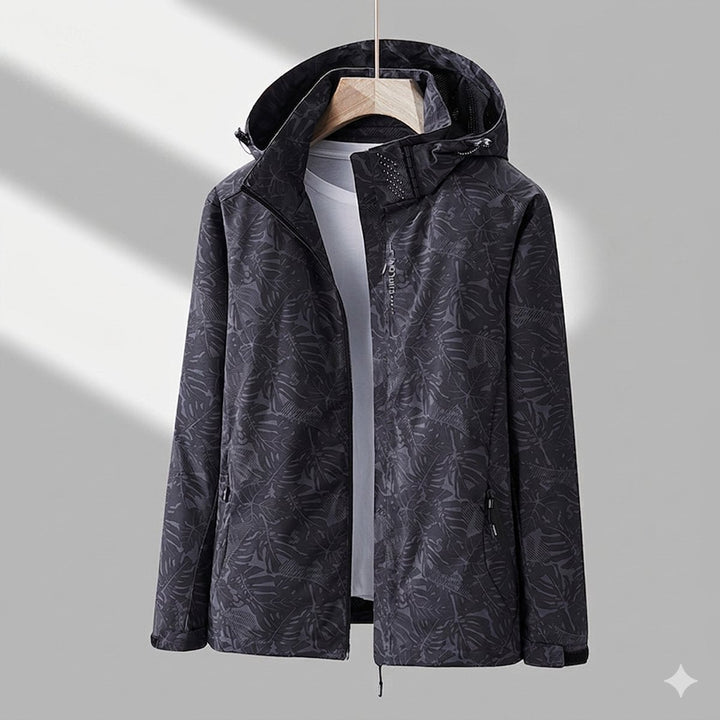 Damen Winterjacke Wasserdicht Gefüttert Outdoorjacke mit Verstellbarer Kapuze 0