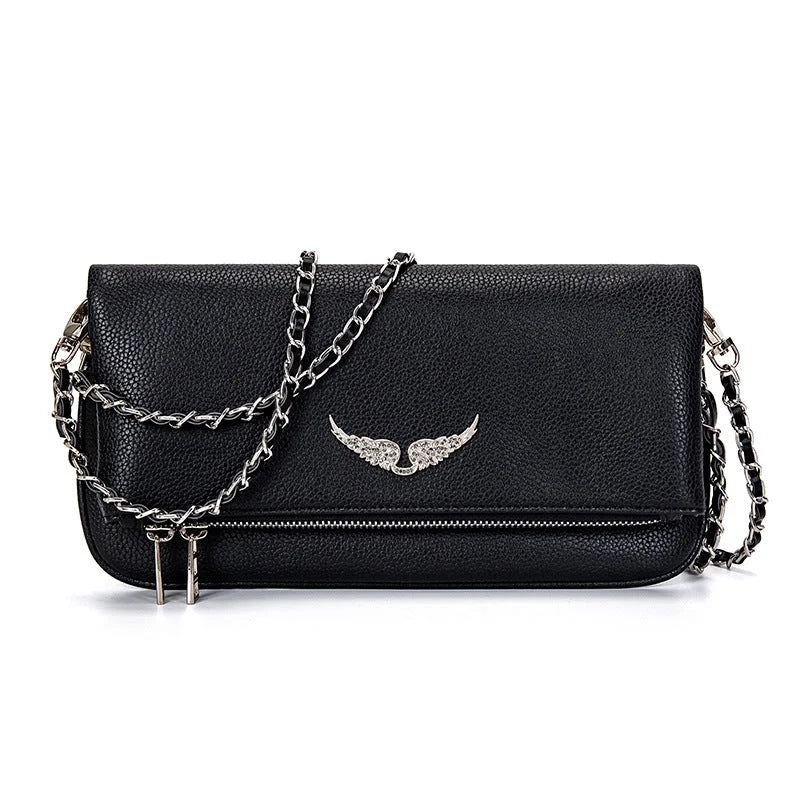 Damen elegante Pochette Handtasche mit Riemen 0