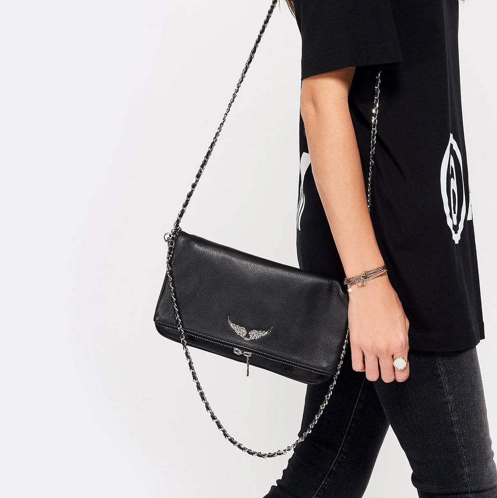 Damen elegante Pochette Handtasche mit Riemen 1