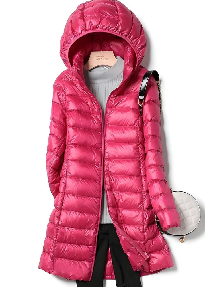Damenjacke Lange Steppjacke Mit Abnehmbarer Kapuze Und Schlanker Passform Für Kalte Tage – Elegante Jacken Damen 6