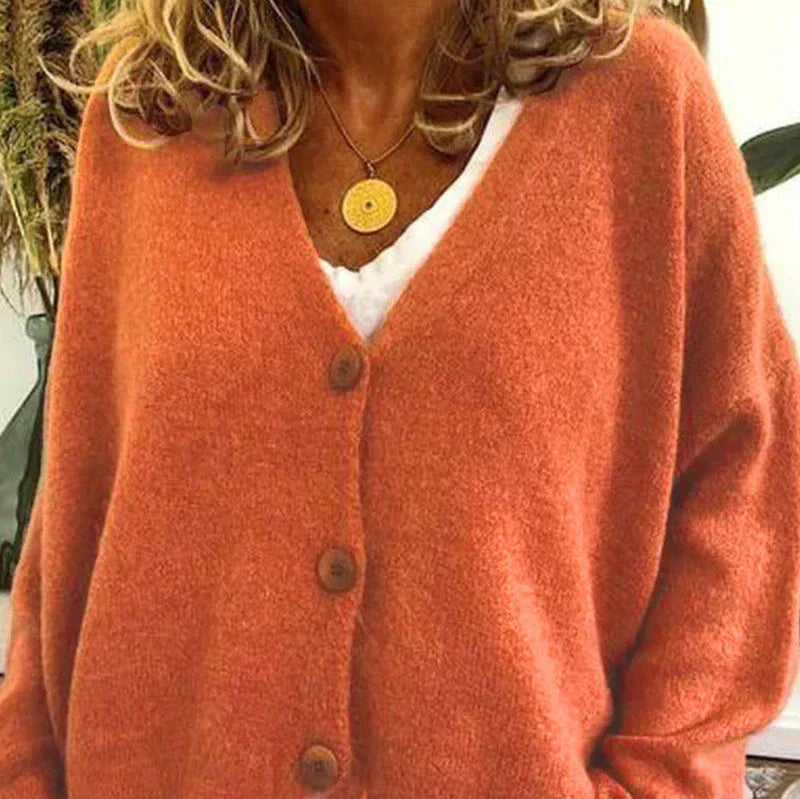 Damenjacke V-Ausschnitt – Elegante Strickjacke für Alltag und Büro, Vielseitig Kombinierbar, Jacken Damen 12