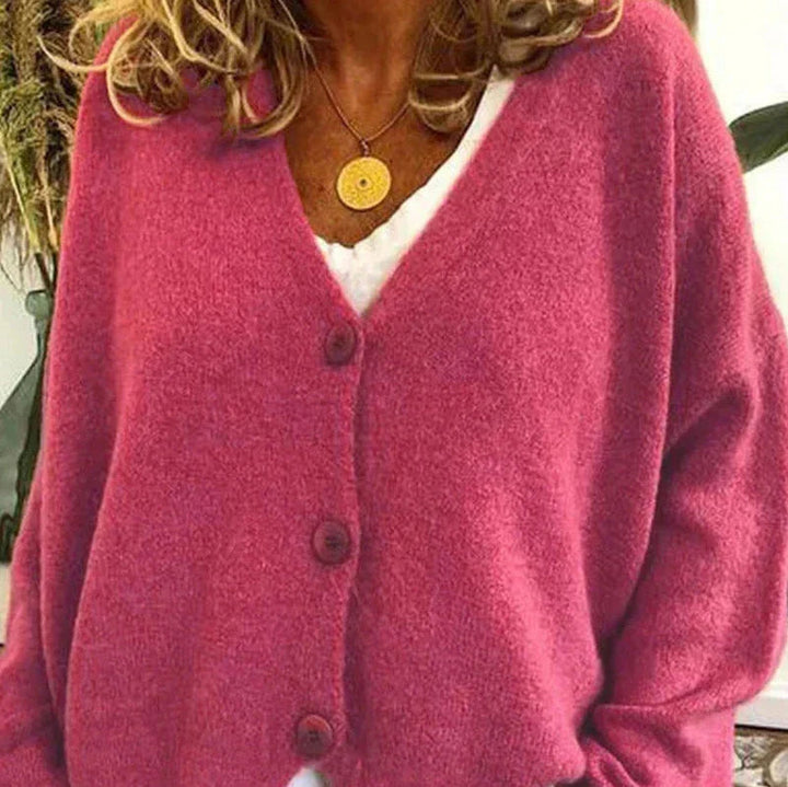 Damenjacke V-Ausschnitt – Elegante Strickjacke für Alltag und Büro, Vielseitig Kombinierbar, Jacken Damen 13