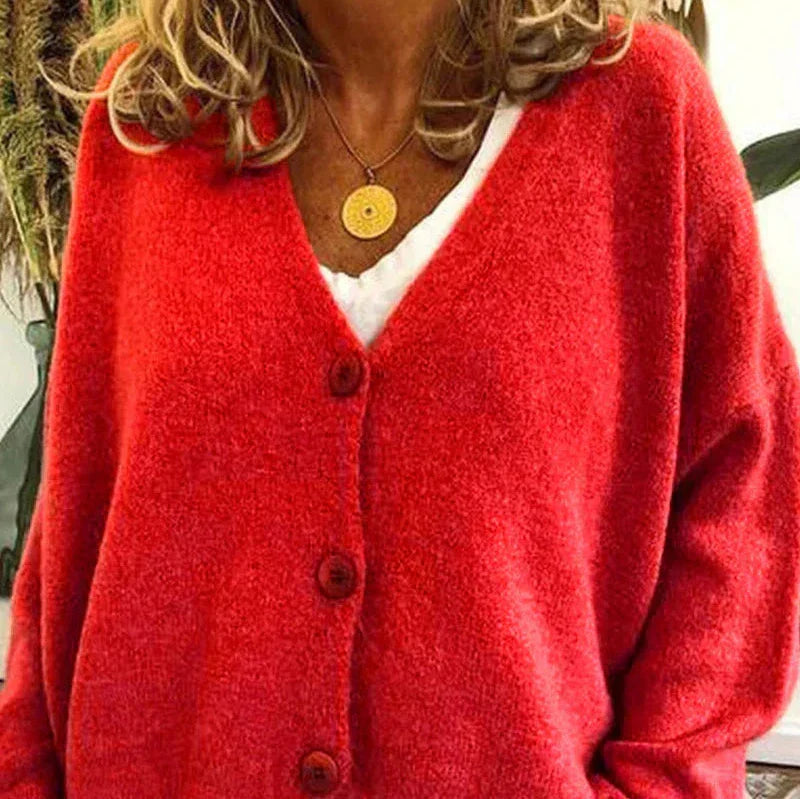 Damenjacke V-Ausschnitt – Elegante Strickjacke für Alltag und Büro, Vielseitig Kombinierbar, Jacken Damen 14