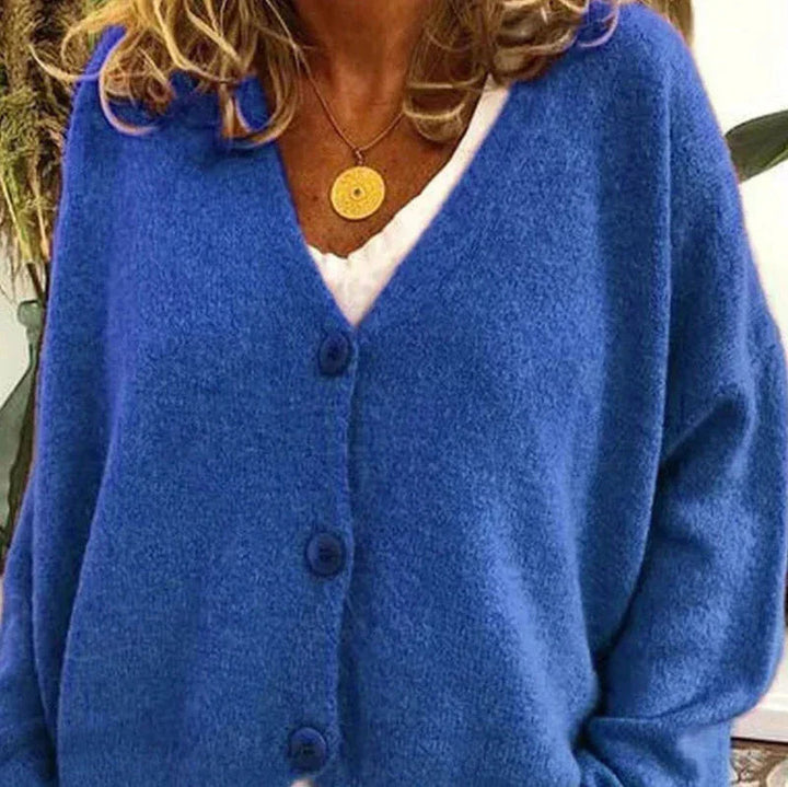 Damenjacke V-Ausschnitt – Elegante Strickjacke für Alltag und Büro, Vielseitig Kombinierbar, Jacken Damen 8