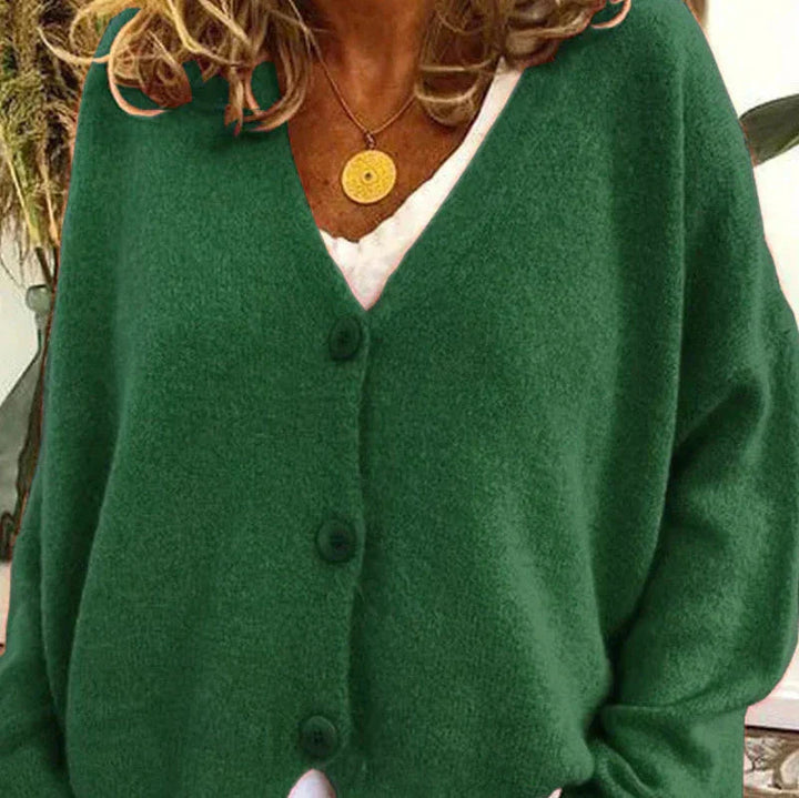 Damenjacke V-Ausschnitt – Elegante Strickjacke für Alltag und Büro, Vielseitig Kombinierbar, Jacken Damen 9