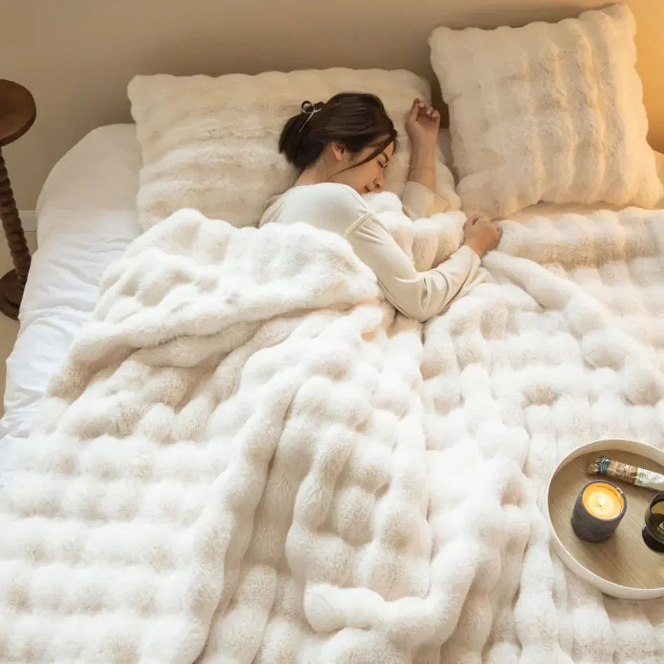Det plysagtige tæppe, alle taler om! - WarmWool holder dig varm på kolde dage 3
