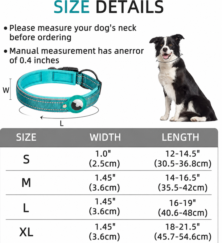 AirTag Hundehalsbånd