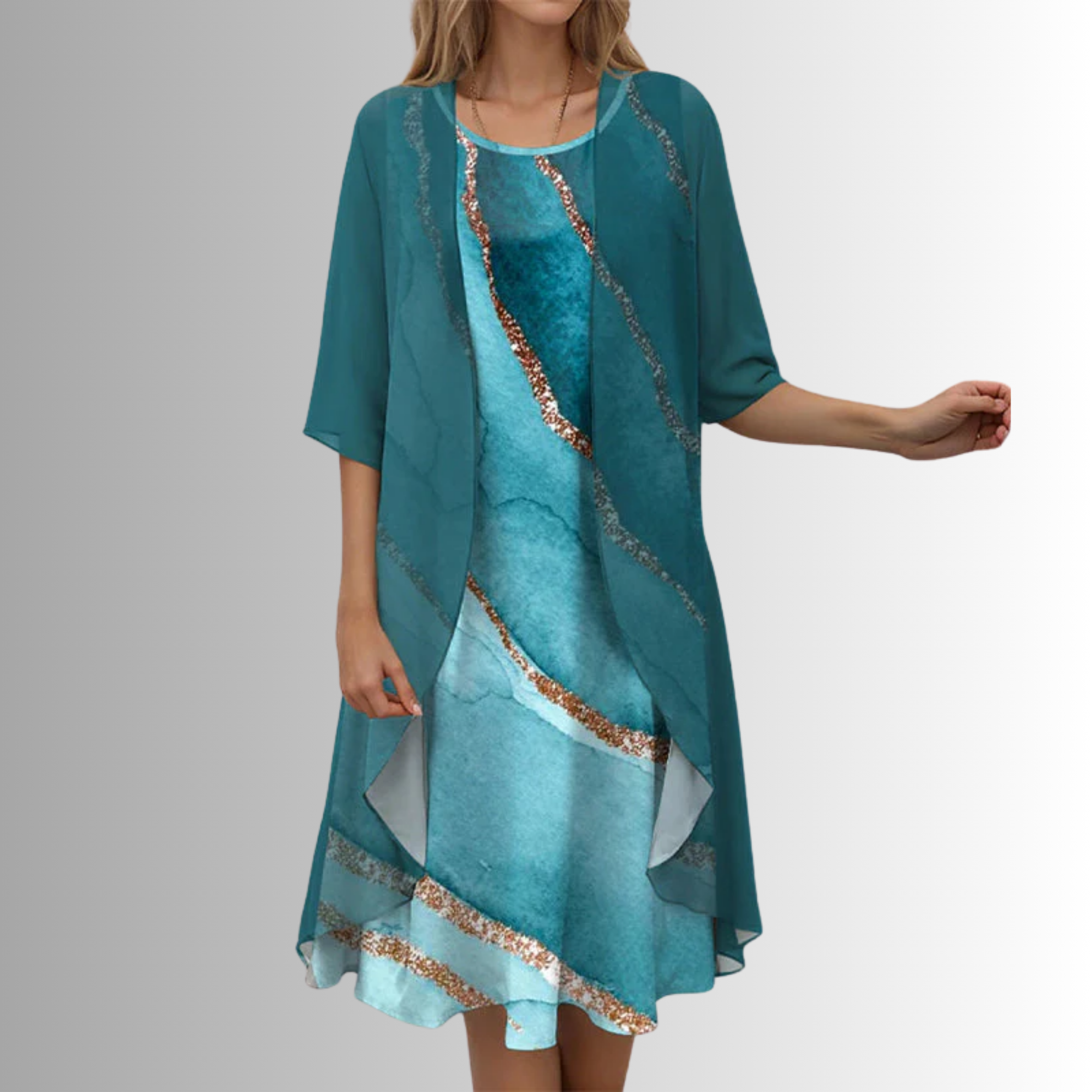 Elegant 2-delt sæt til kvinder - Perfekt til varme dage 2