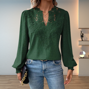 Elegant Bluse Til Kvinder - Tidløs Stil, Flatterende Silhuet, Alsidig Til Hverdag Og Fest 5