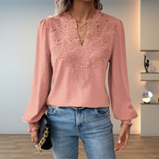 Elegant Bluse Til Kvinder - Tidløs Stil, Flatterende Silhuet, Alsidig Til Hverdag Og Fest 7