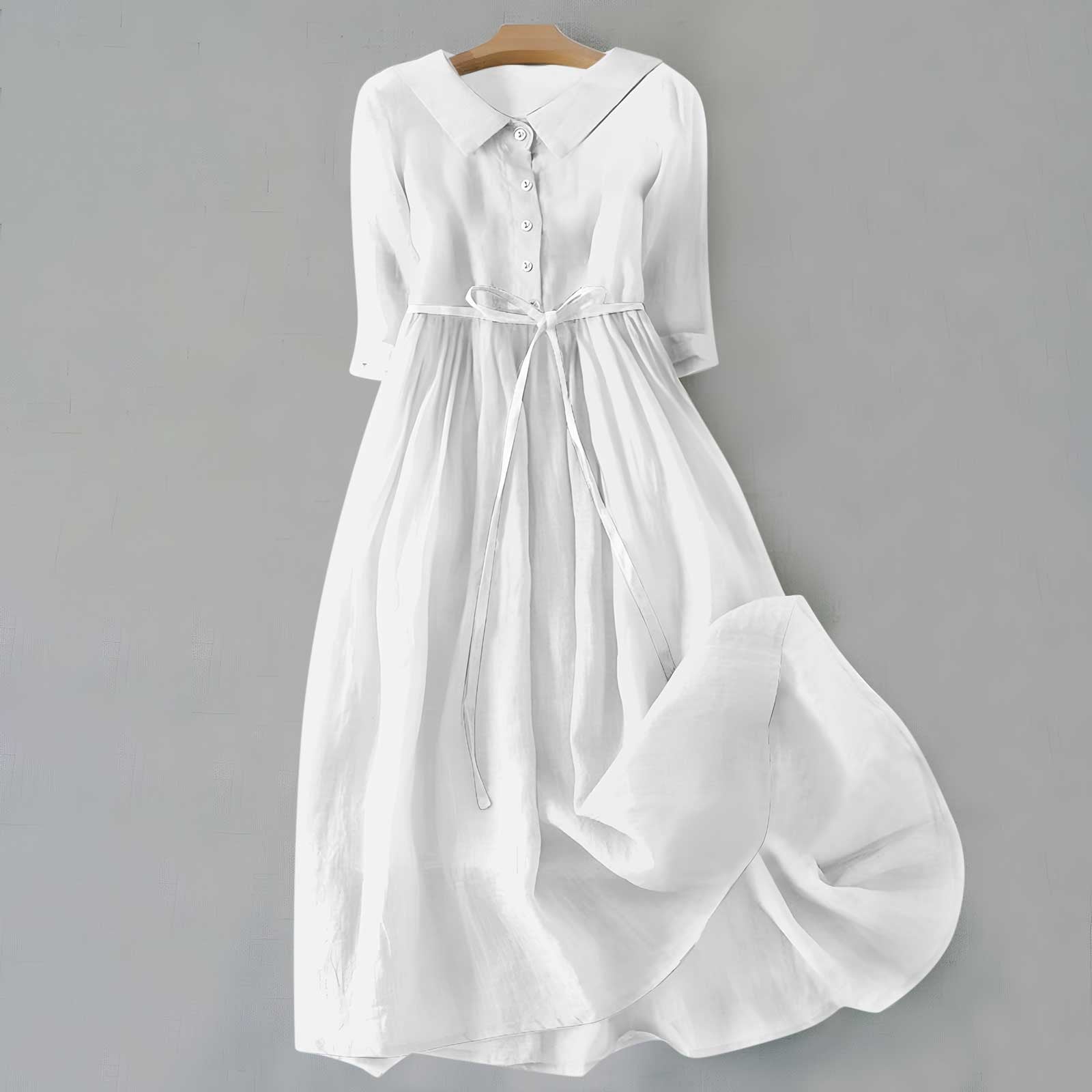 Elegant Casual Kjole til Kvinder - Tidløs Stil til Sommeren 2