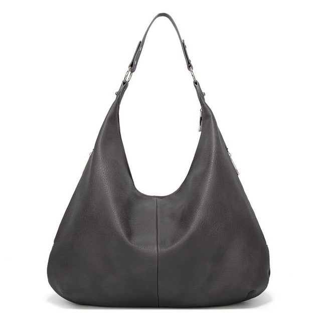 Elegant Læder Skuldertaske Dame – Rummeligt Design til Hverdag og Særlige Lejligheder, Sort 30x25 cm 4