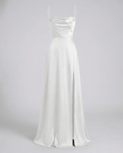 Elegant Maxikjole Til Kvinder Med Benslids Og Feminin Halsudskæring - Stilfuld Og Komfortabel Design 10