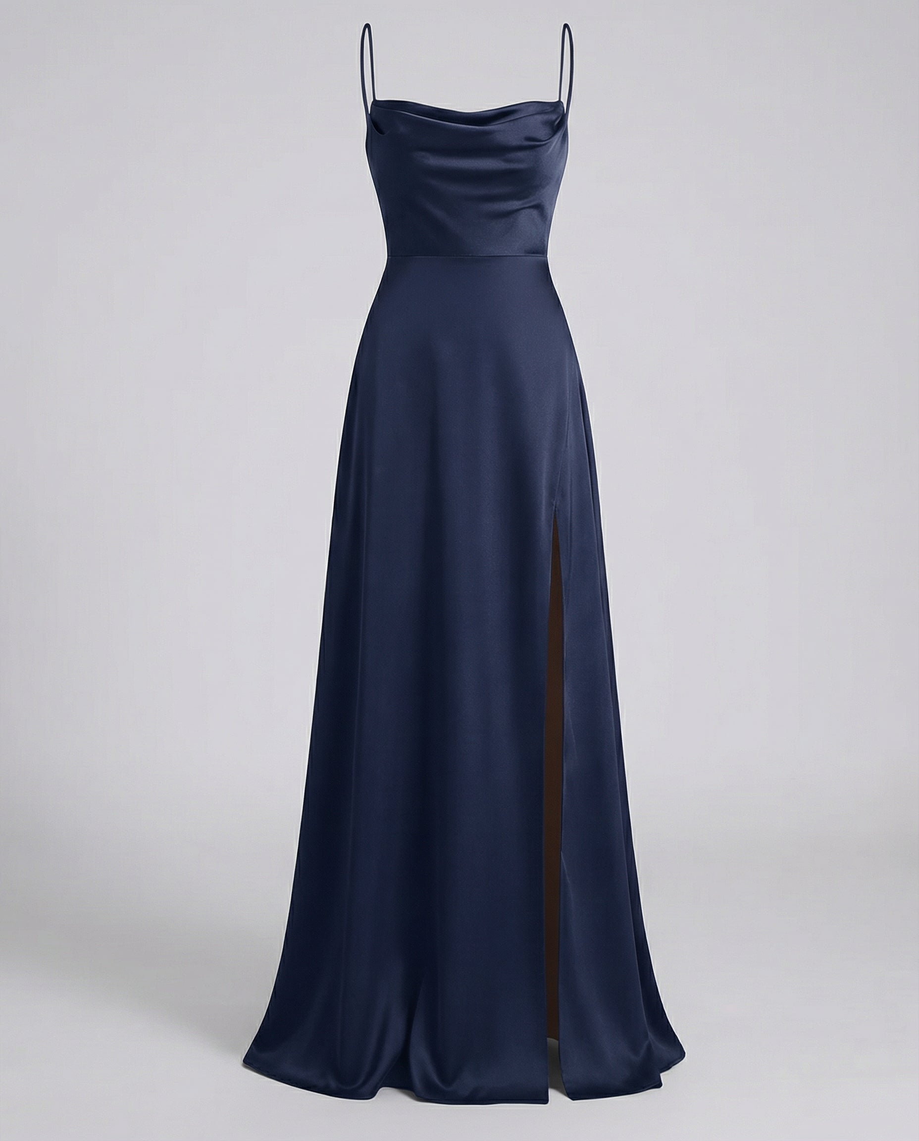 Elegant Maxikjole Til Kvinder Med Benslids Og Feminin Halsudskæring - Stilfuld Og Komfortabel Design 5
