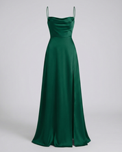 Elegant Maxikjole Til Kvinder Med Benslids Og Feminin Halsudskæring - Stilfuld Og Komfortabel Design 6