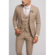 Elegant Tredelt Herredragt Med Vest Til Formelle Lejligheder - Stilfuld Jakkesæt Til Mænd, Perfekt Til Bryllupper Og Vigtige Møder 5