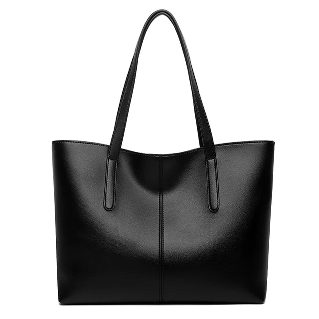 Elegant, stor tote-taske til kvinder i miljøvenligt stof 1