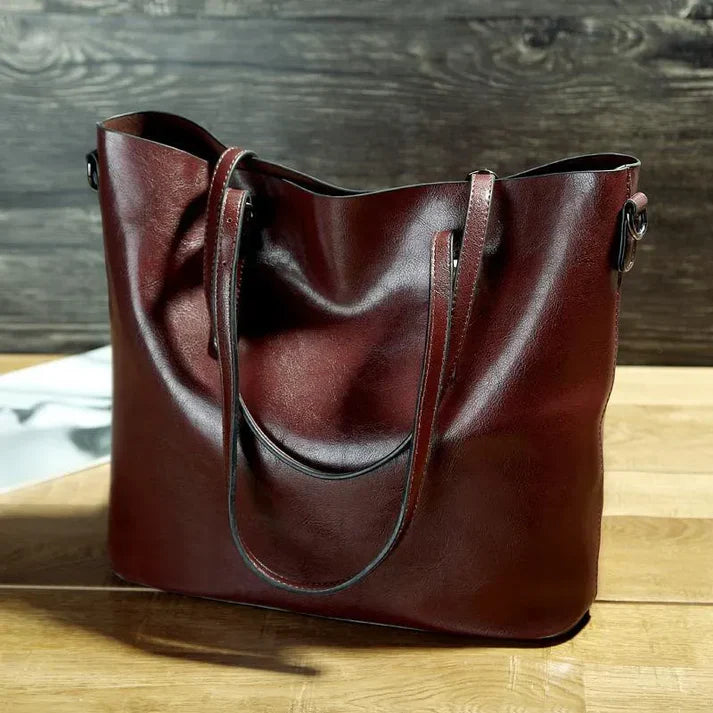 Elegant crossbody-taske til kvinder i funktionelt læder 1
