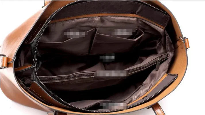 Elegant crossbody-taske til kvinder i funktionelt læder 3