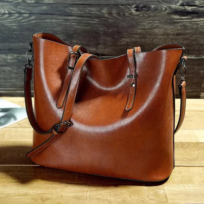 Elegant crossbody-taske til kvinder i funktionelt læder 4