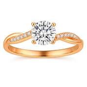 Elegant guldring med et unikt design – perfekt som gave til enhver lejlighed 2