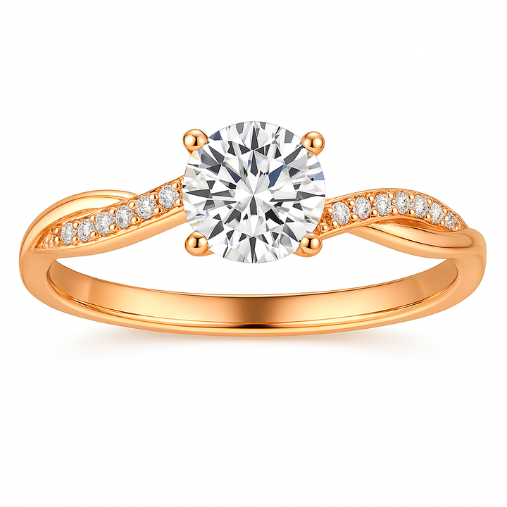 Elegant guldring med et unikt design – perfekt som gave til enhver lejlighed 2