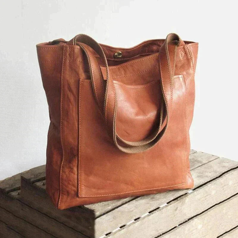 Elegant og holdbar dametaske i miljøvenligt PU-læder 0