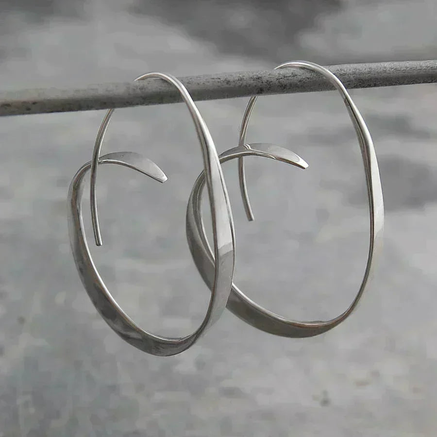 Elegante Boho Øreringe – Guldfarvet, Unikt Design 1