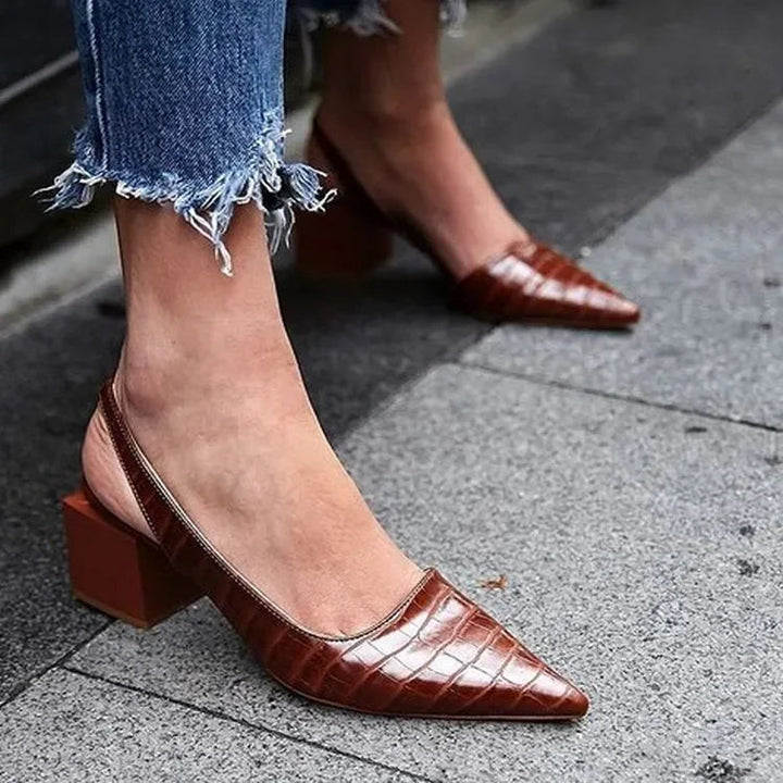 Elegante Damen Pumps mit Blockabsatz für Frühling und Alltag 3