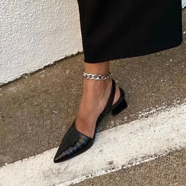 Elegante Damen Pumps mit Blockabsatz für Frühling und Alltag 6