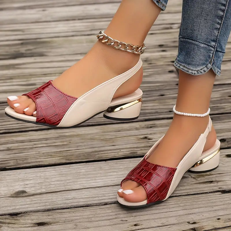 Elegante Hælsandaler med Arch Support til Kvinder - Komfort og Stil 1