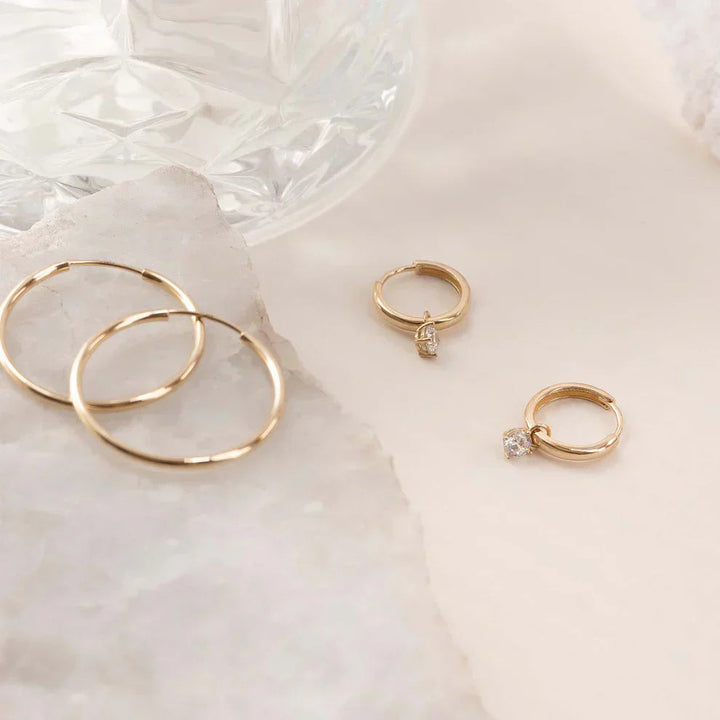 Elegante øreringe i natursten i klassisk stil – let design, perfekt til enhver lejlighed 3